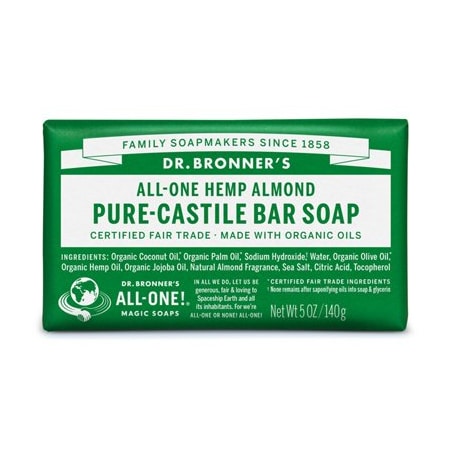 Dr. Bronners 5OZ ALM Bar Cast Soap OBAL05